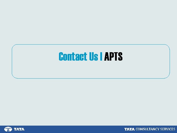 Contact Us | APTS 