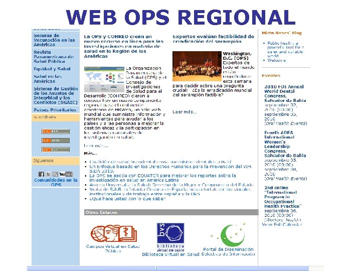 WEB OPS REGIONAL 