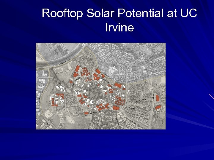 Rooftop Solar Potential at UC Irvine 