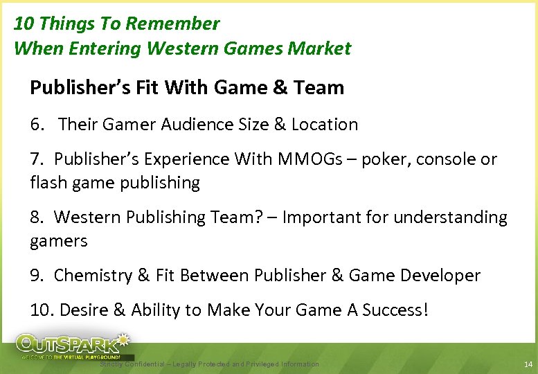 10 Things To Remember When Entering Western Games Market Publisher’s Fit With Game &