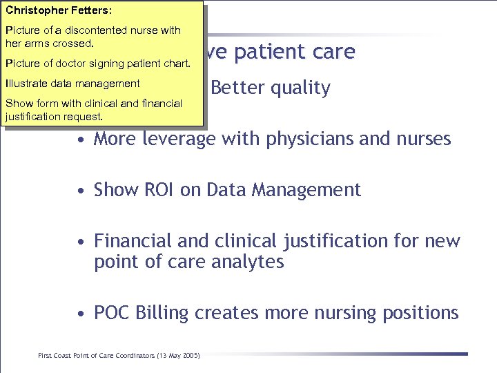 Christopher Fetters: Point of Care Billing: Yes You Can! Picture of a discontented nurse