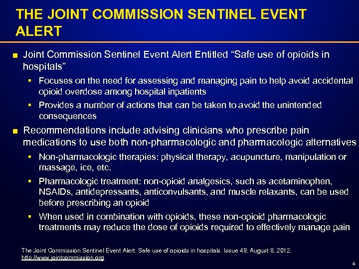 joint commission sentinel event policy 2021