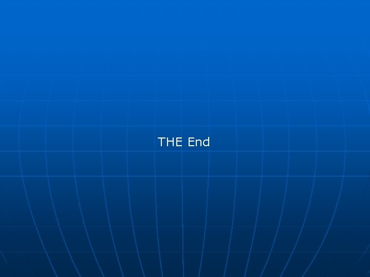 THE End 