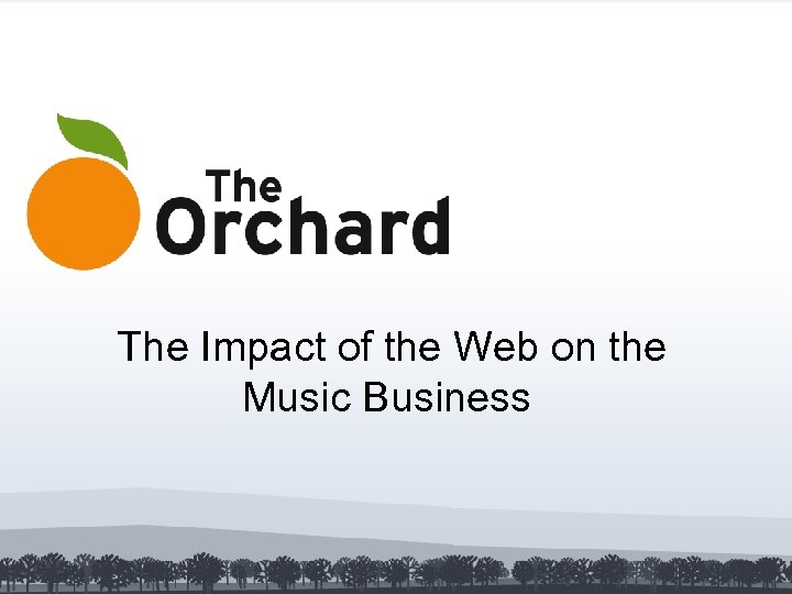 The Impact of the Web on the Music Business 