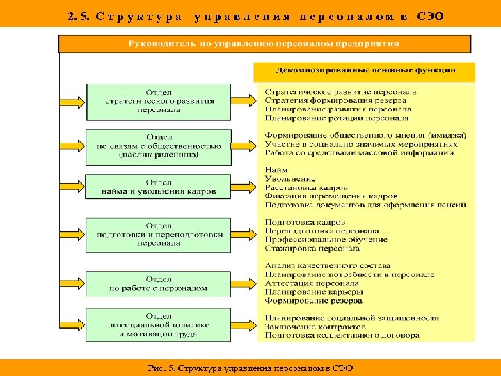  2. 5. C т р у к т у р а у п