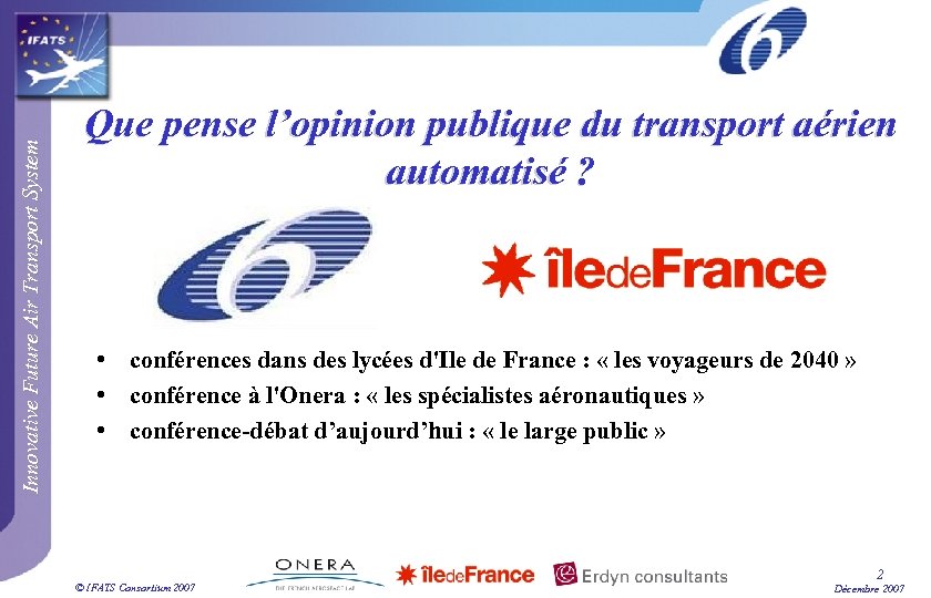 Innovative Future Air Transport System Que pense l’opinion publique du transport aérien automatisé ?