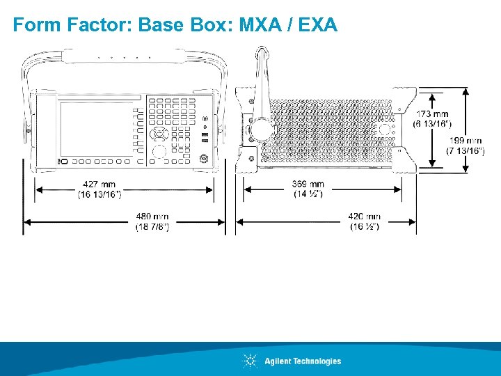 Form Factor: Base Box: MXA / EXA 