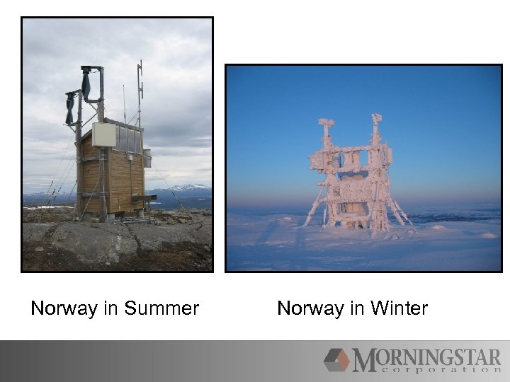 Norway in Summer Norway in Winter 