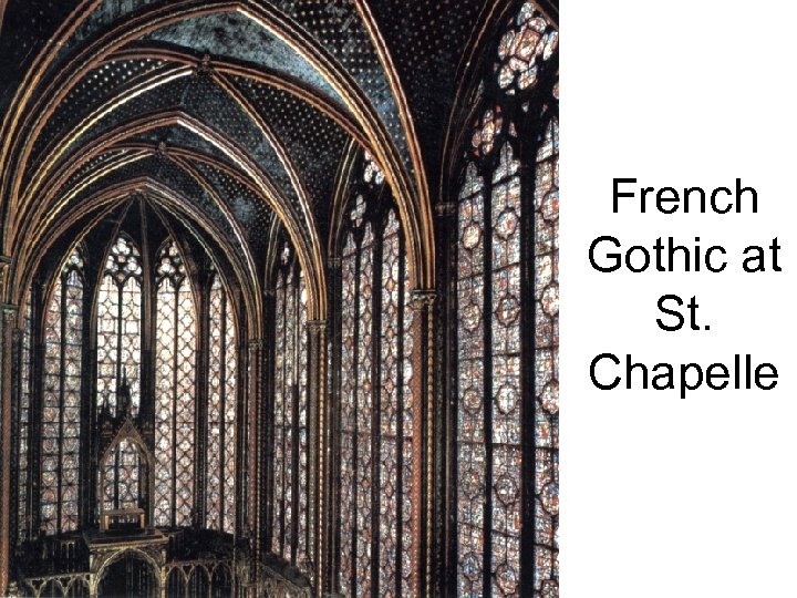 French Gothic at St. Chapelle 