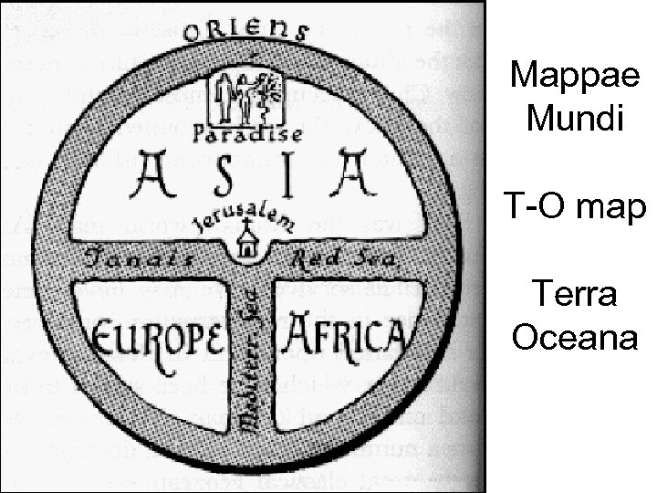 Mappae Mundi T-O map Terra Oceana 