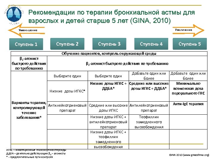 Терапия бронхиальной астмы