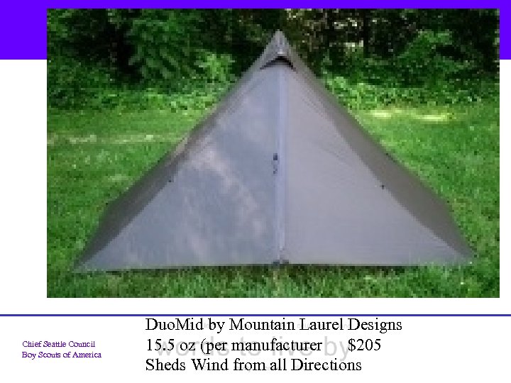 Chief Seattle Council Boy Scouts of America Duo. Mid by Mountain Laurel Designs 15.