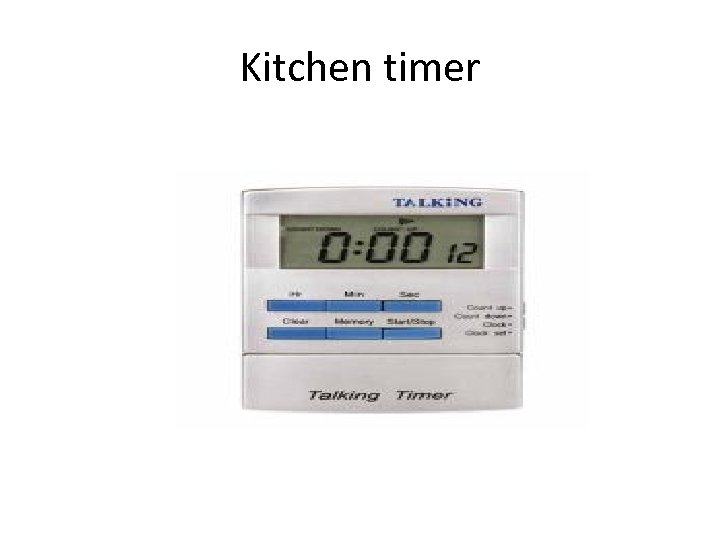 Kitchen timer 