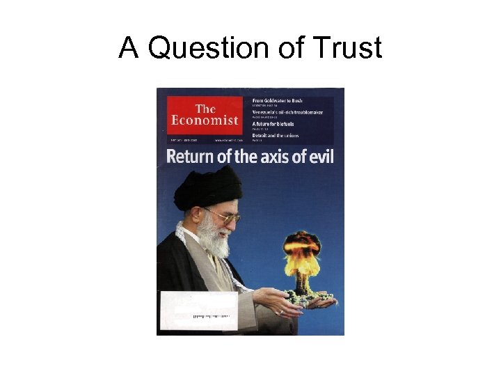 A Question of Trust 