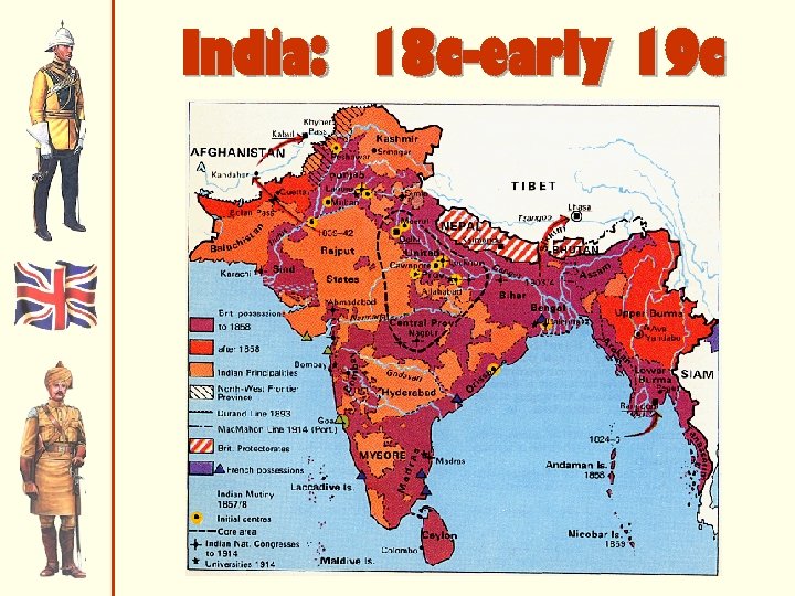 India: 18 c-early 19 c 