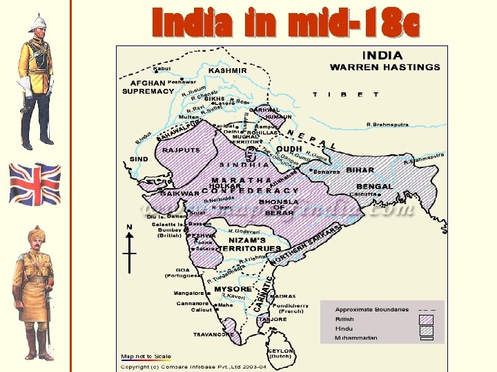 India in mid-18 c 