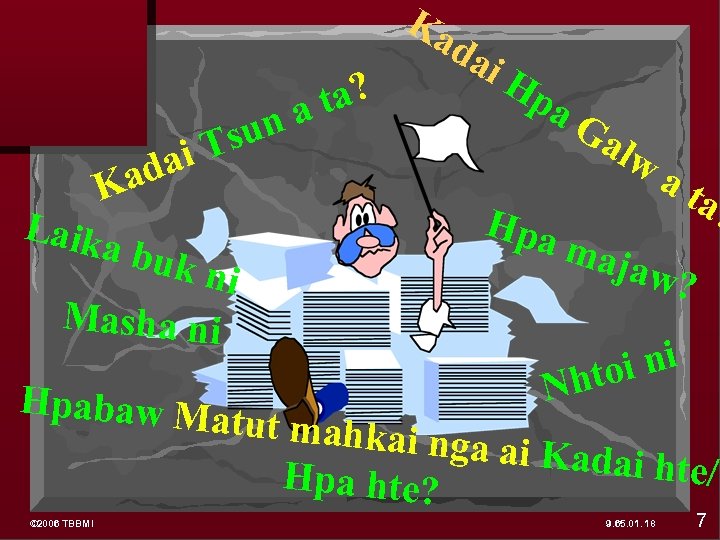 Ka ai ad K Laik a buk sun T ni Masha ni Hpabaw M