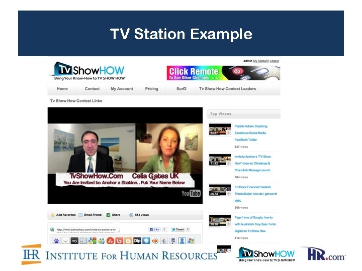 TV Station Example 