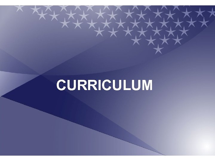 CURRICULUM 