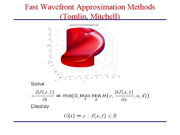 Fast Wavefront Approximation Methods (Tomlin, Mitchell) 