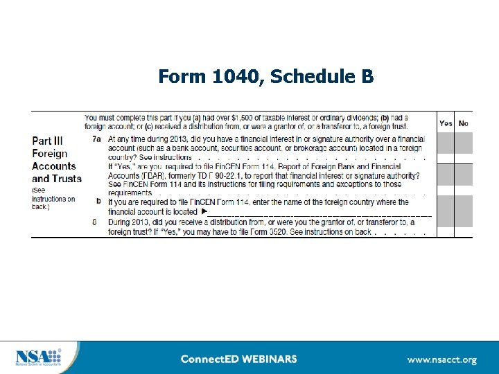 Form 1040, Schedule B 
