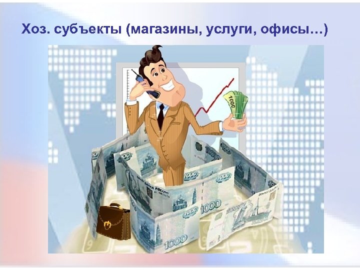Хоз. субъекты (магазины, услуги, офисы…) 