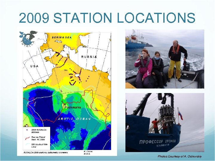 2009 STATION LOCATIONS Photos Courtesy of A. Ostrovskiy 