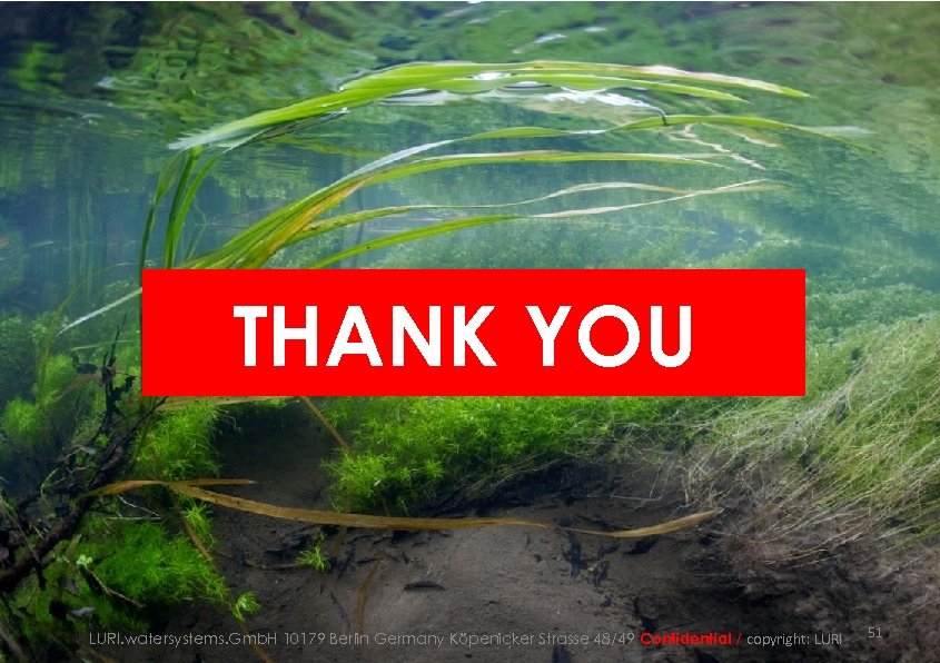 THANK YOU LURI. watersystems. Gmb. H 10179 Berlin Germany Köpenicker Strasse 48/49 Confidential /