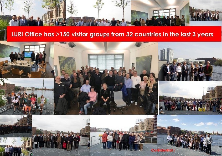 LURI Office has >150 visitor groups from 32 countries in the last 3 years