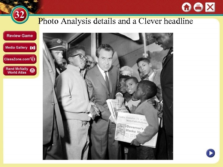 Photo Analysis details and a Clever headline 