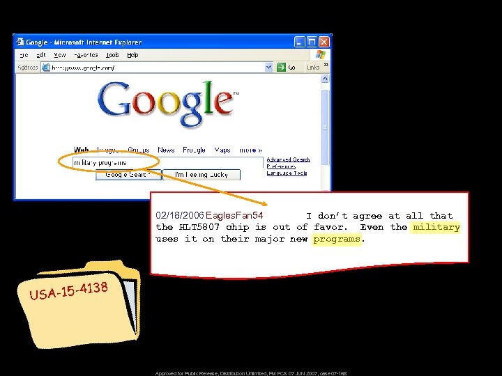02/18/2006 Eagles. Fan 54 I don’t agree at all that the HLT 5807 chip
