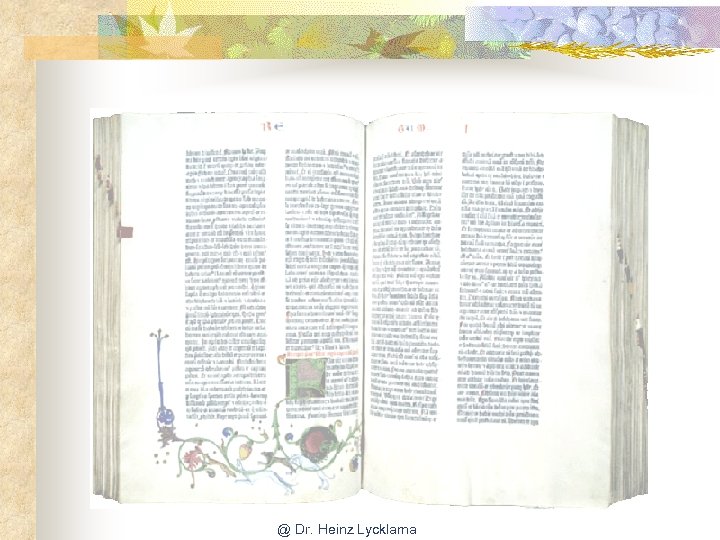 @ Dr. Heinz Lycklama 