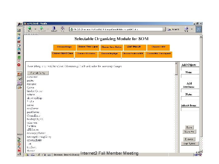 Internet 2 Fall Member Meeting 15 