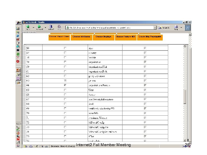 Internet 2 Fall Member Meeting 28 