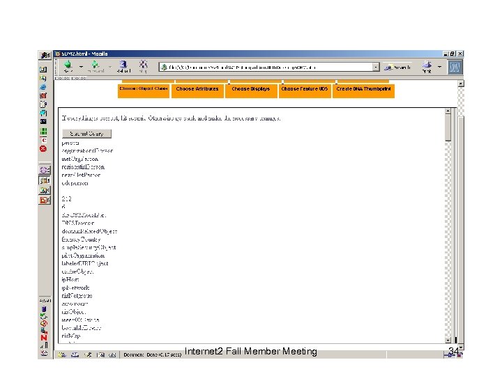 Internet 2 Fall Member Meeting 34 