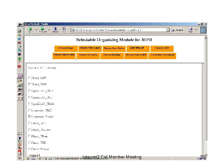 Internet 2 Fall Member Meeting 39 