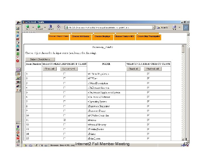 Internet 2 Fall Member Meeting 42 