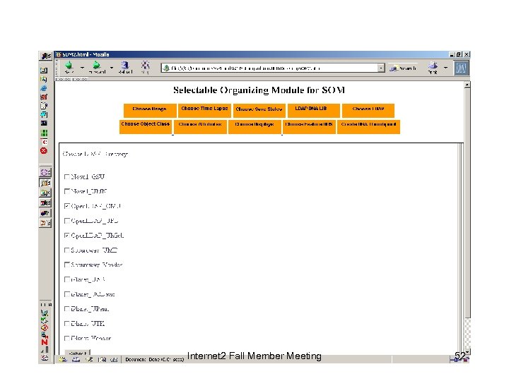 Internet 2 Fall Member Meeting 52 