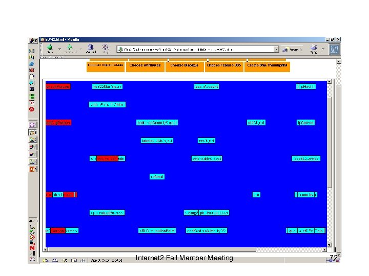 Internet 2 Fall Member Meeting 72 