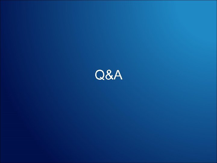 Q&A 