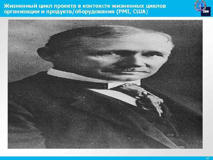 Жизненный цикл проекта в контексте жизненных циклов организации и продукта/оборудования (PMI, США) 53 