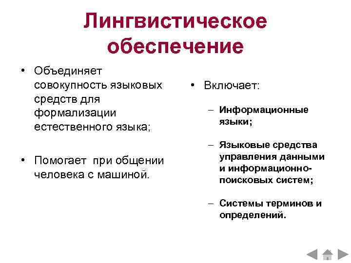 Лингвистическое обеспечение это совокупность. Лингвистическое обеспечение системы. Лингвистическое обеспечение картинки. Пример лингвистического обеспечения информационной системы.