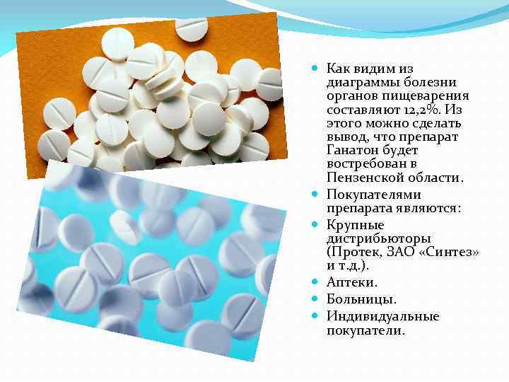  Как видим из диаграммы болезни органов пищеварения составляют 12, 2%. Из этого можно