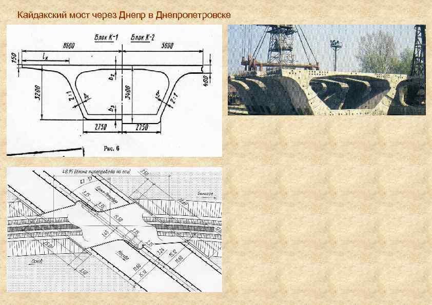 Кайдакский мост через Днепр в Днепропетровске 