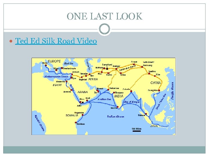 ONE LAST LOOK Ted Ed Silk Road Video 