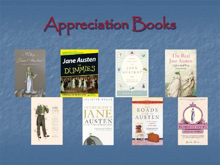Appreciation Books 