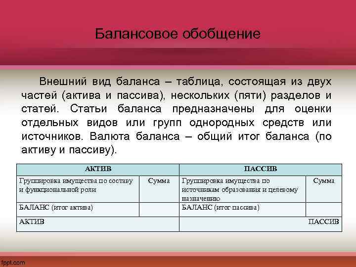 Обобщить информацию. Балансовое обобщение в бухгалтерском учете. Виды балансового обобщения. Метод балансового обобщения это. Сущность балансового обобщения.