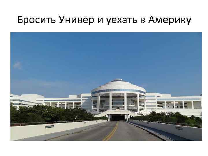 Бросить Универ и уехать в Америку 