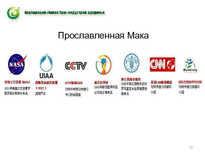 Прославленная Мака 11 