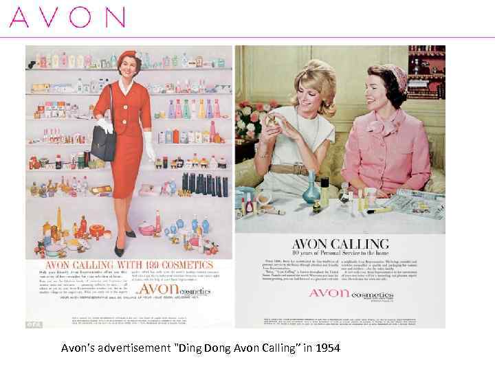 Avon’s advertisement 